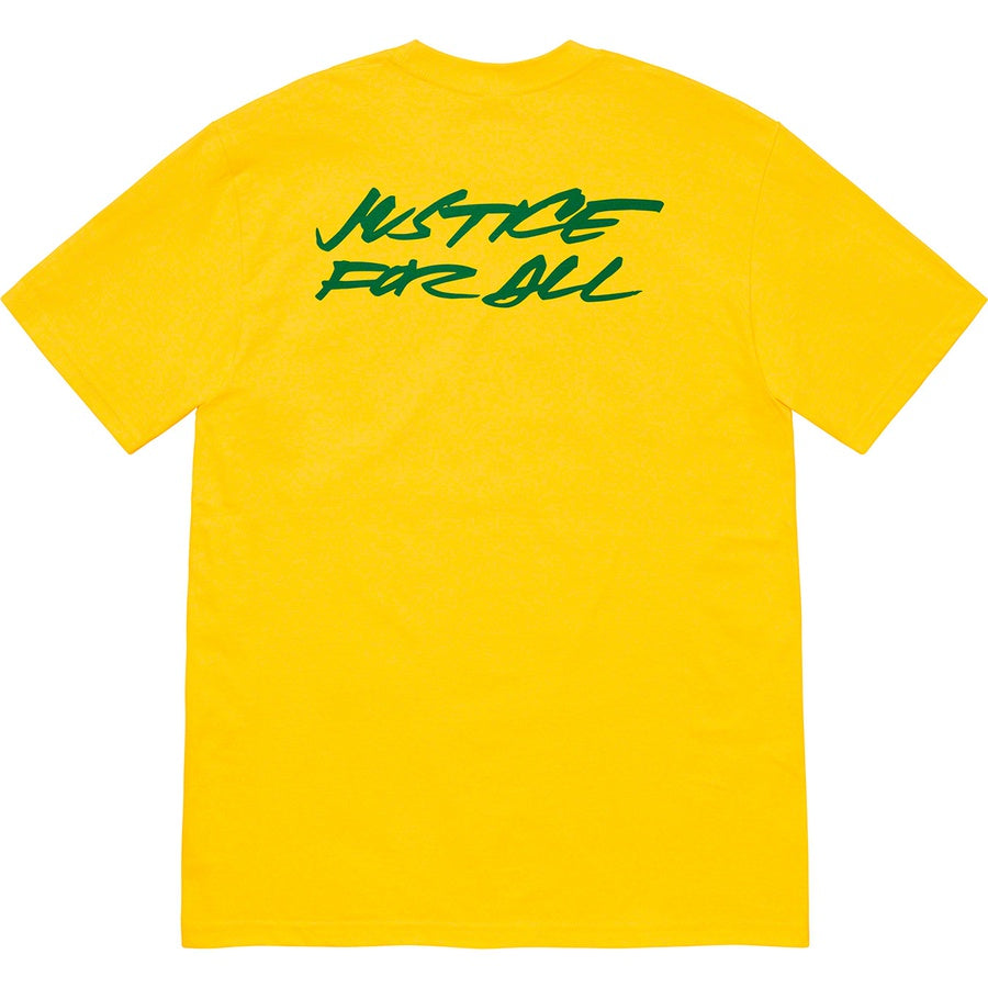 Supreme Futura Logo Tee Yellow | Hype Vault Malaysia