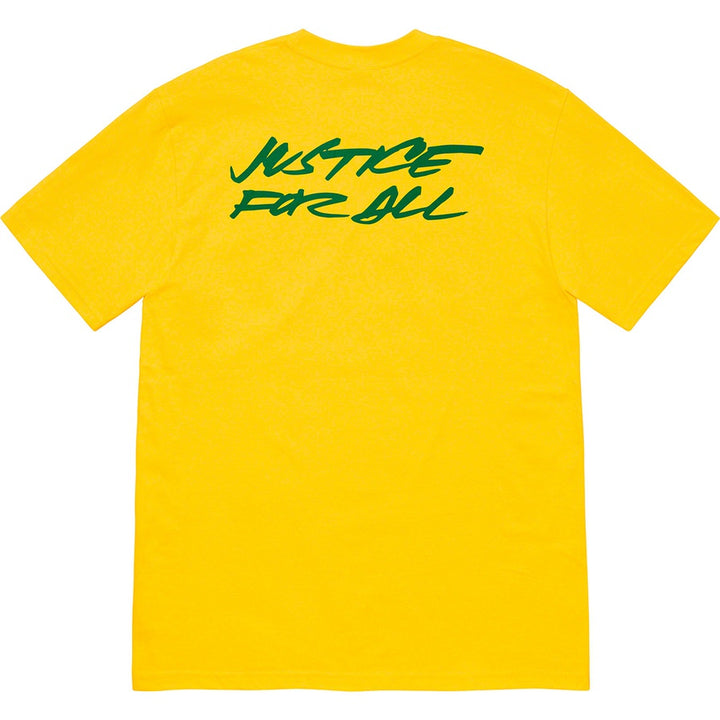 Supreme Futura Logo Tee Yellow | Hype Vault Malaysia