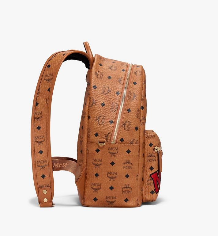 MCM x BAPE Shark Stark Backpack Visetos Cognac | Hype Vault Malaysia