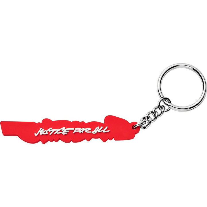 Supreme Futura Logo Keychain Red | Hype Vault Malaysia