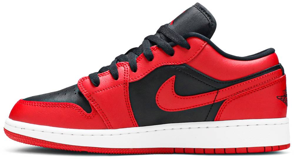 Air Jordan 1 Low Reverse Bred (GS) | Hype Vault Kuala Lumpur | Asia's Top Trusted High-End Sneakers and Streetwear Store | Authenticity Guaranteed
