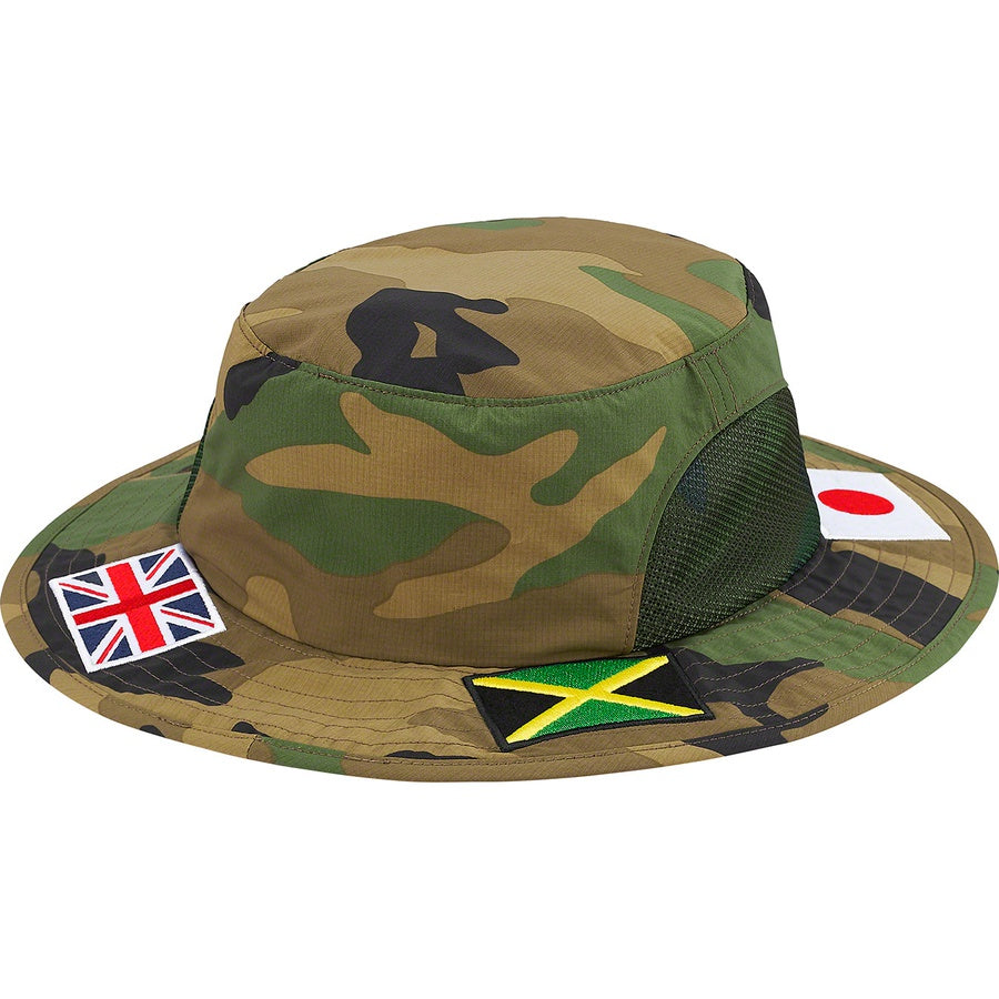 Supreme Flags Boonie Woodland Camo - Hype Vault