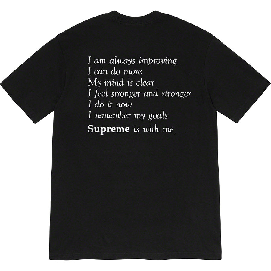 Supreme Stay Positive Tee Black | Hype Vault Malaysia