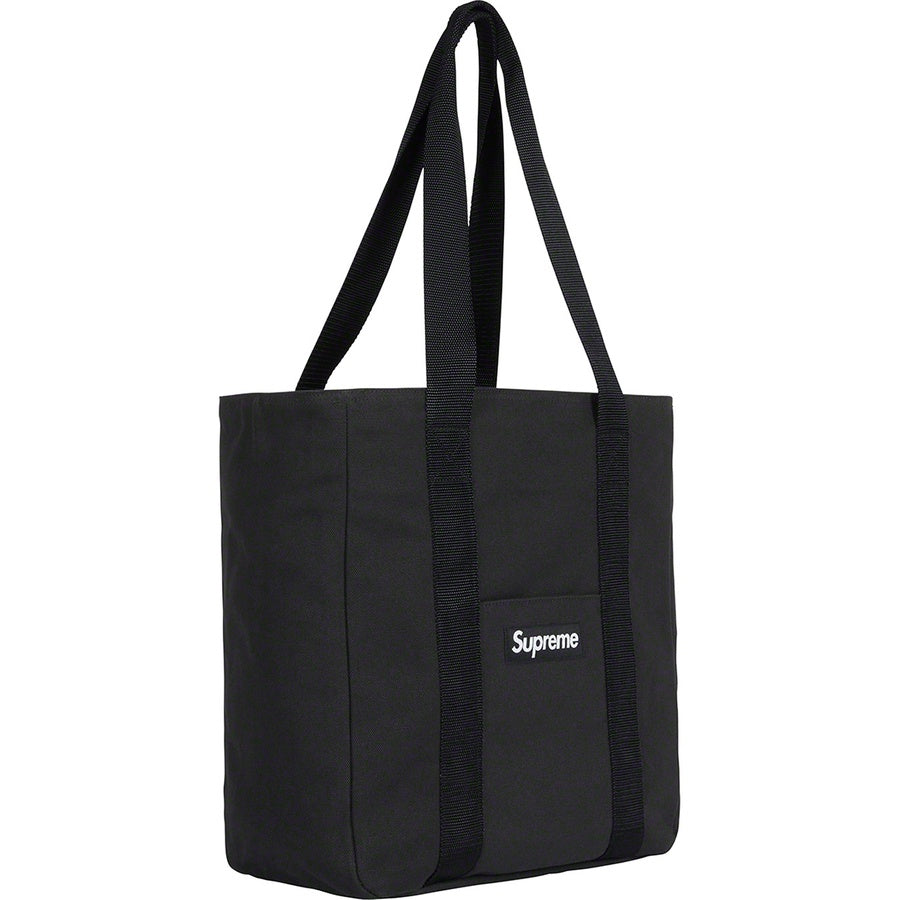 SUPREME CANVAS TOTE BAG FW20 BLACK - NEW SEALED 100% AUTH