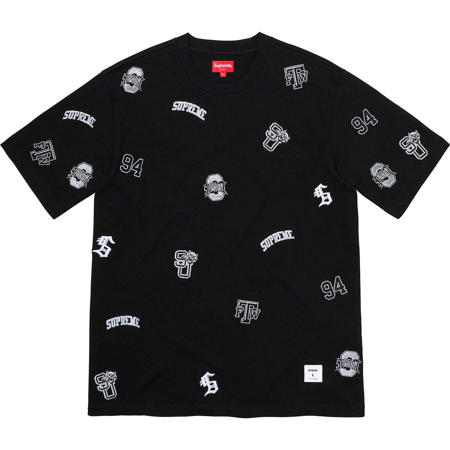 Supreme University S/S Top Black (Size XL) - Hype Vault