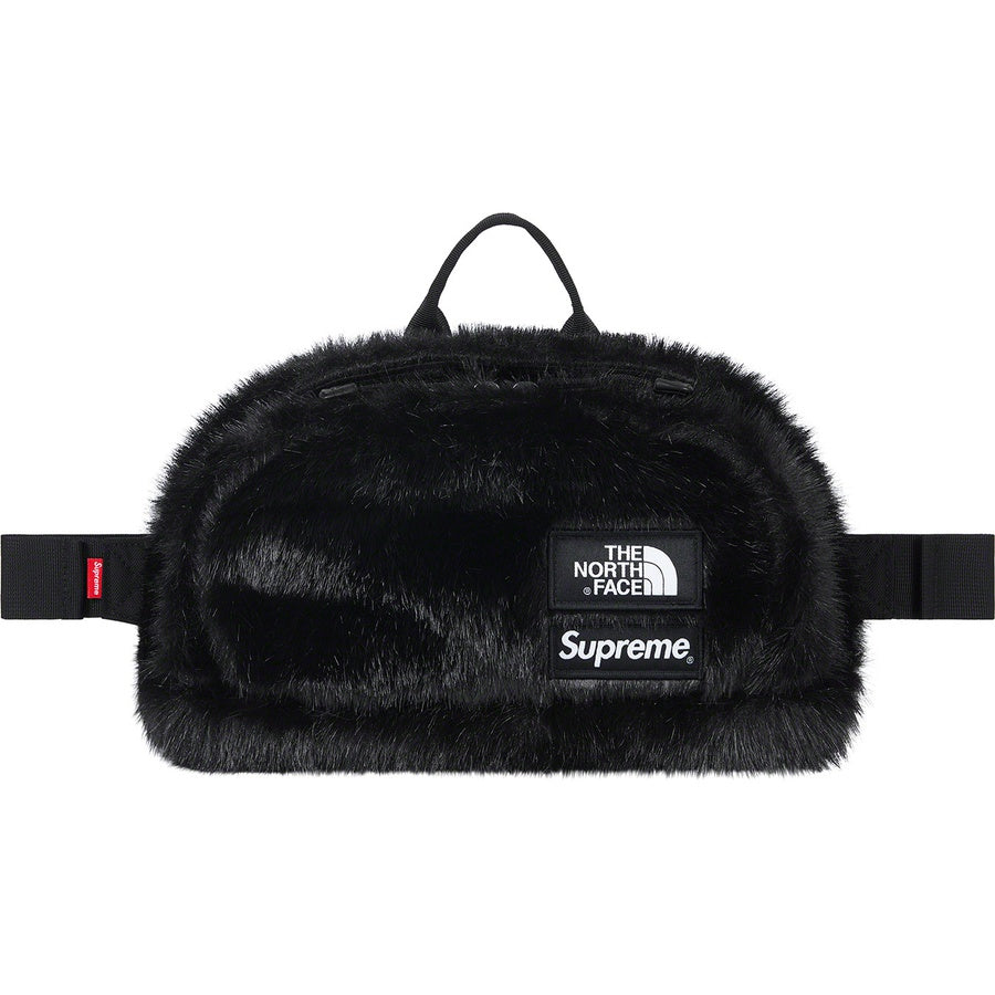 Supreme x The North Face (TNF) Faux Fur Waist Bag Black | Hype Vault