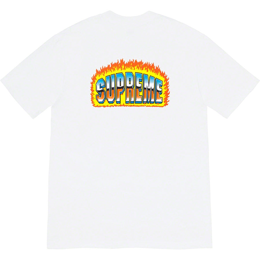 Supreme Chrome Tee White FW20 | Hype Vault | Malaysia's leading streetwear store | Authentic without a doubt