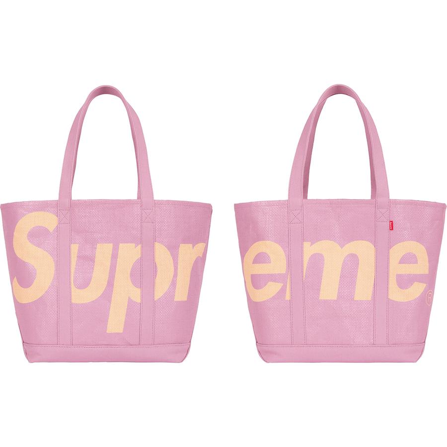 【確実正規品】Supreme Raffia Tote Purple パープル