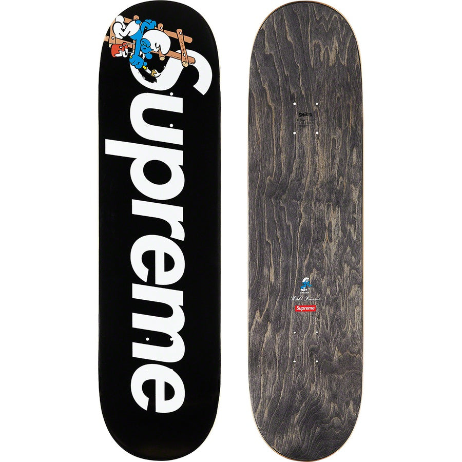 Supreme Smurfs Skateboard Black | Hype Vault Malaysia