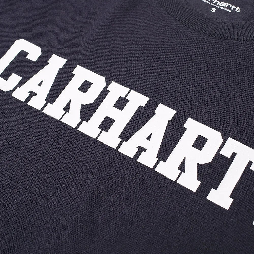 Carhartt WIP S/S College T-Shirt Navy (Size L)