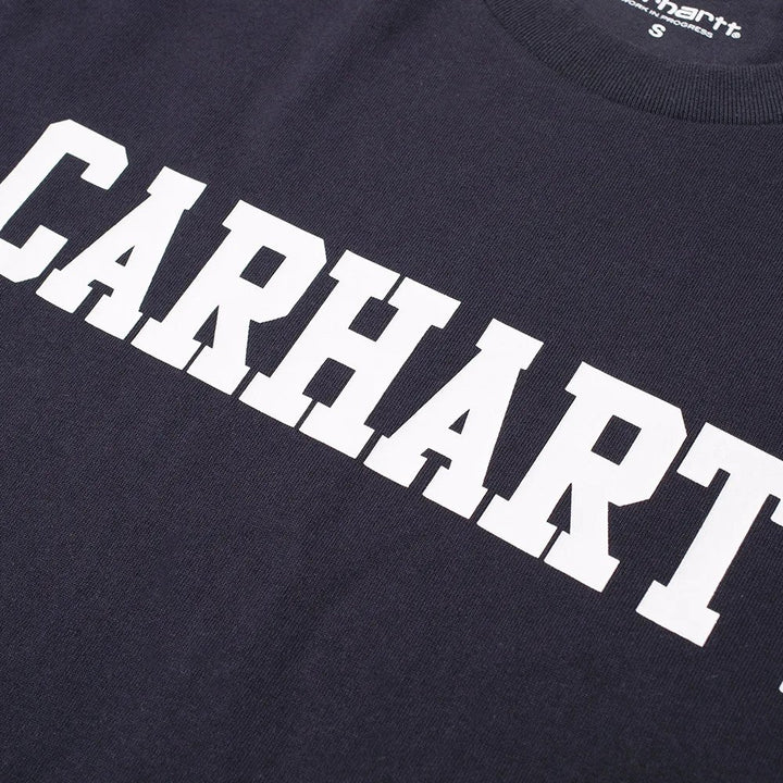 Carhartt WIP S/S College T-Shirt Navy (Size L)
