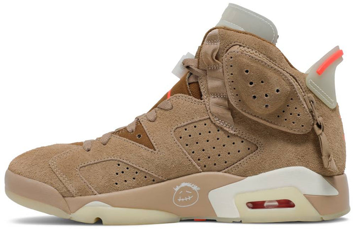 Air Jordan 6 Retro Travis Scott British Khaki | Hype Vault Kuala Lumpur | Asia's Top Trusted High-End Sneakers and Streetwear Store | Authenticity Guaranteed