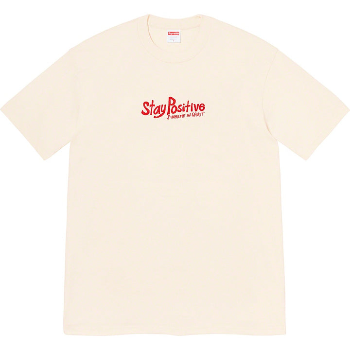 Supreme Stay Positive Tee Natural (FW20) | Hype Vault Malaysia