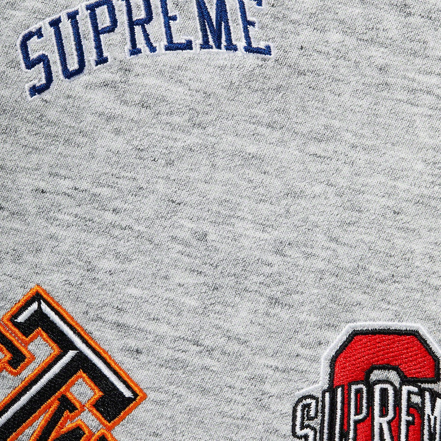 Supreme Kanji Logo Crewneck Heather Grey Spring/Summer 2020