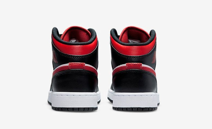 Air Jordan 1 Mid 'Bred Toe' (GS) | Hype Vault Kuala Lumpur | Asia's Top Trusted High-End Sneakers and Streetwear Store