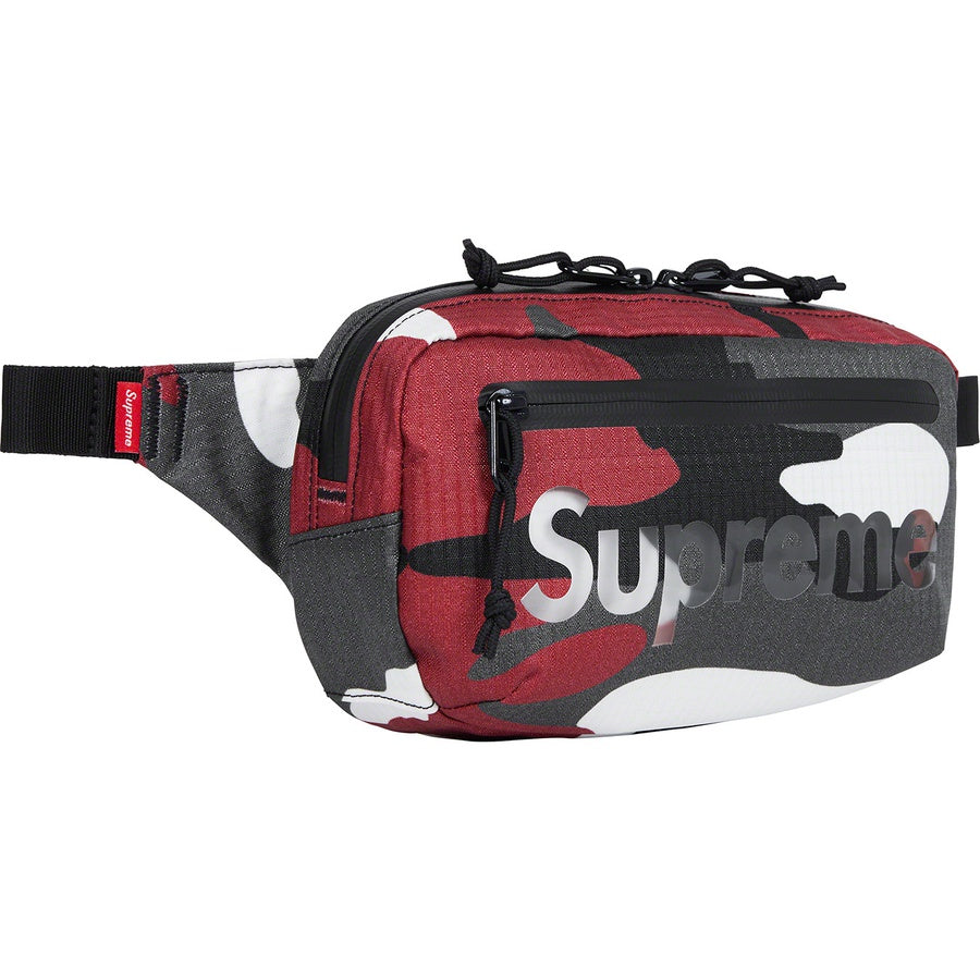 New Authentic SUPREME FANNY PACK WAIST POUCH 2021 CAMO Red Black White