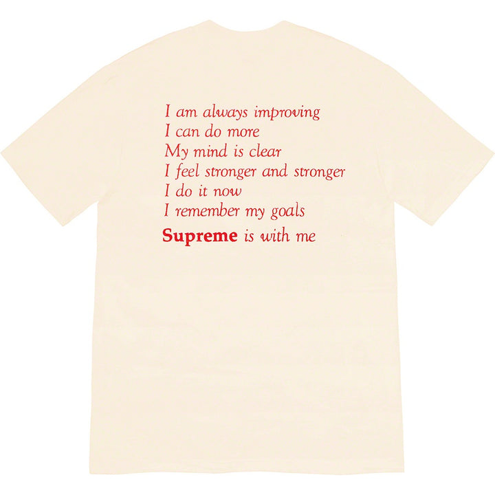 Supreme Stay Positive Tee Natural (FW20) | Hype Vault Malaysia