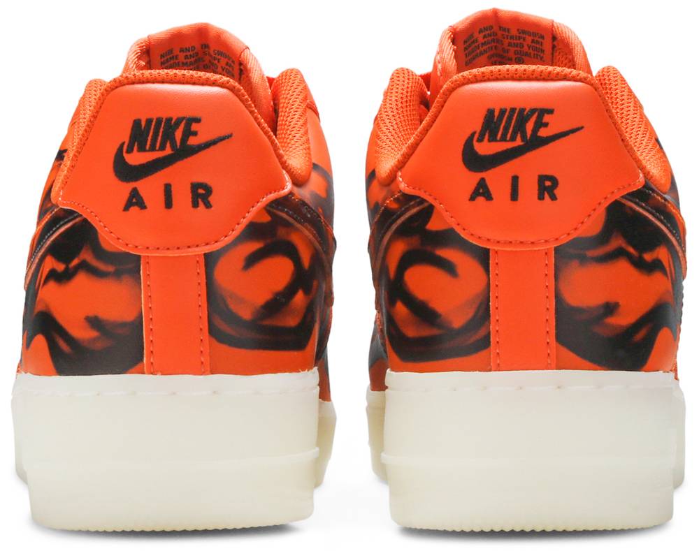 Nike Air Force 1 Low 'Orange Skeleton' | Hype Vault Kuala Lumpur Malaysia | Asia's Top Trusted Store for Authentic Sneakers and Streetwear