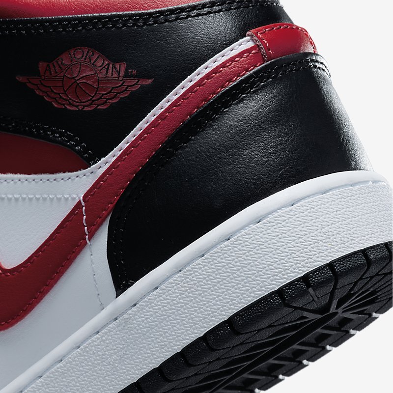 Air Jordan 1 Mid 'Bred Toe' (GS) | Hype Vault Kuala Lumpur | Asia's Top Trusted High-End Sneakers and Streetwear Store
