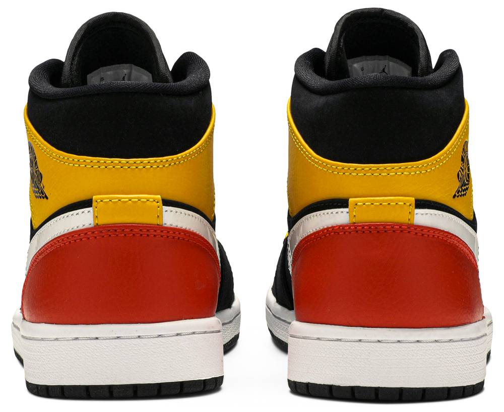 Air Jordan 1 Mid Black Amarillo Orange | Hype Vault Kuala Lumpur | Asia's Top Authentic High-End Sneakers and Streetwear Store