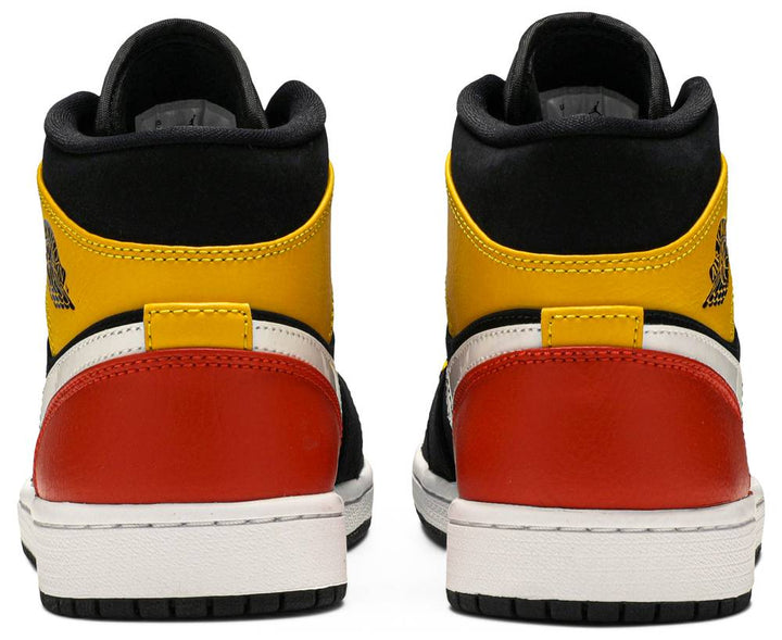 Air Jordan 1 Mid Black Amarillo Orange | Hype Vault Kuala Lumpur | Asia's Top Authentic High-End Sneakers and Streetwear Store