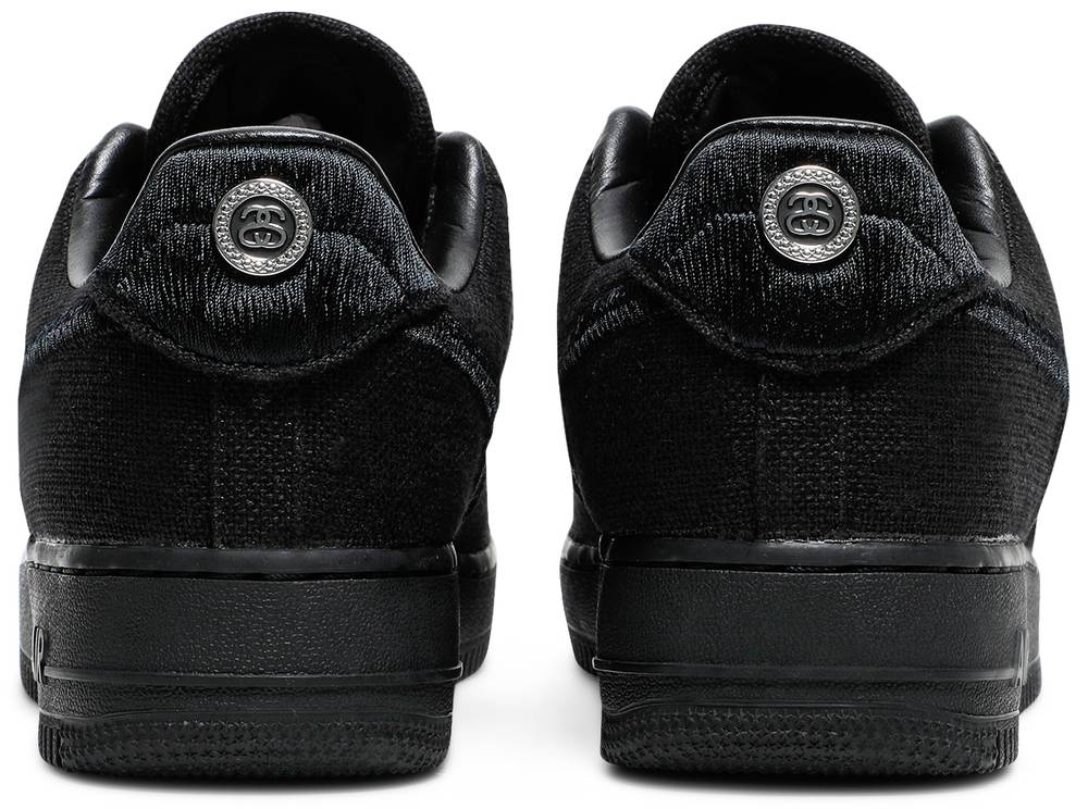 Stussy x Nike Air Force 1 Low 'Triple Black' | Hype Vault Malaysia | Authentic without a doubt