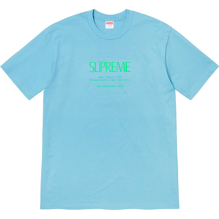 Supreme Anno Domini Tee Blue - Hype Vault