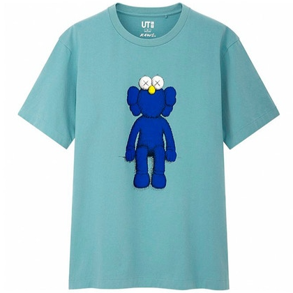 KAWS x Uniqlo Blue BFF Tee | Hype Vault Malaysia