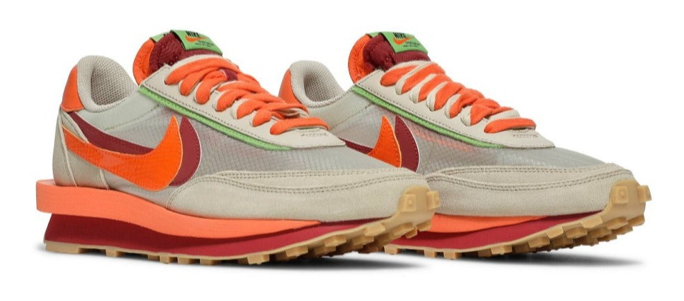 Nike LDWaffle x sacai x CLOT 'Orange Blaze'  | Hype Vault Kuala Lumpur | Asia's Top Trusted High-End Sneakers and Streetwear Store