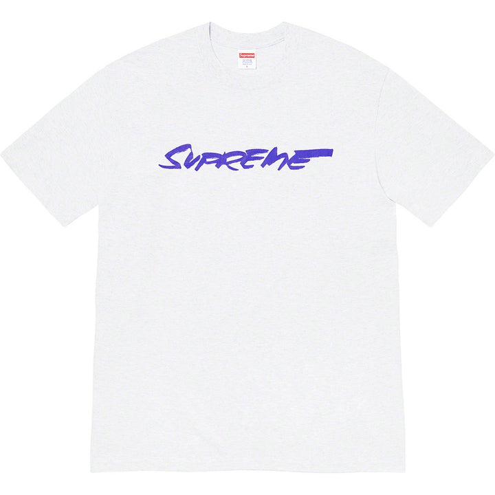 Supreme Futura Logo Tee Ash Grey | Hype Vault Malaysia