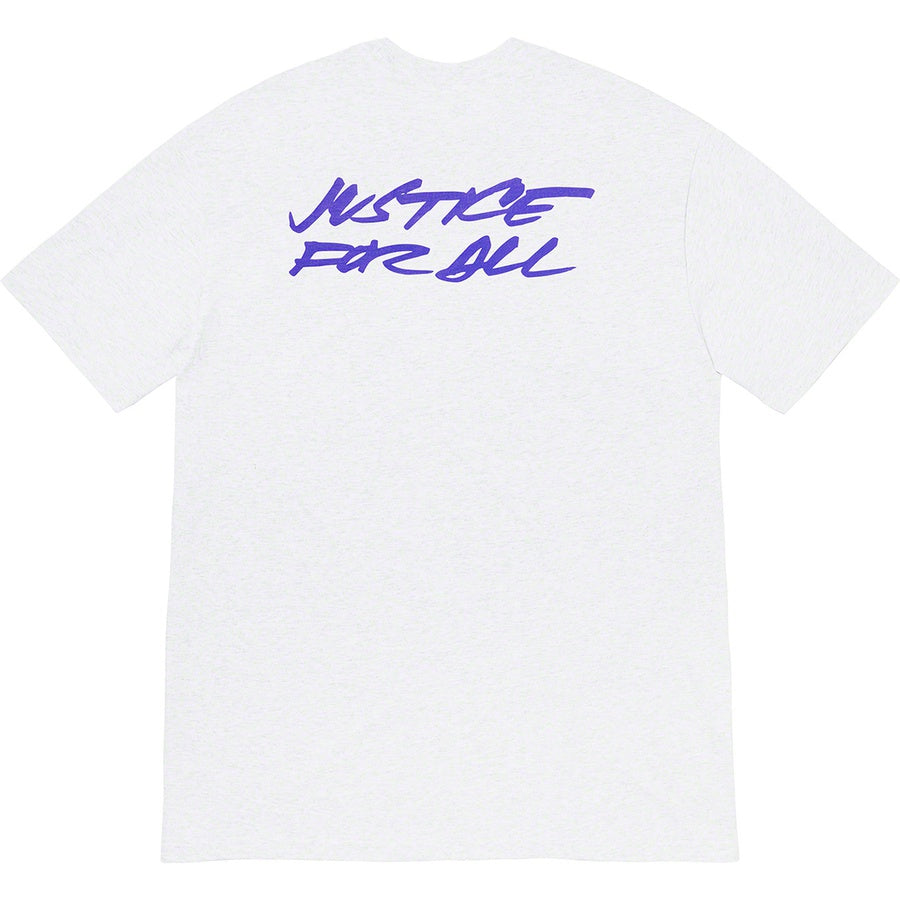 Supreme Futura Logo Tee Ash Grey | Hype Vault Malaysia