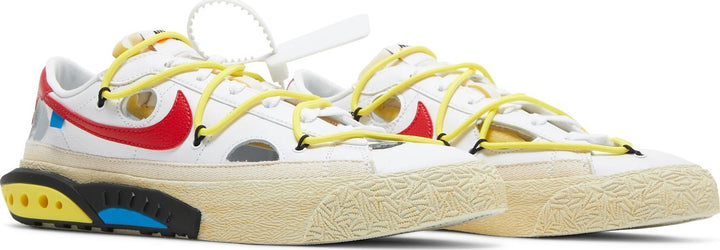 Off-White x Nike Blazer Low 'White University Red' | Hype Vault Kuala Lumpur | Asia's Top Trusted High-End Sneakers and Streetwear Store