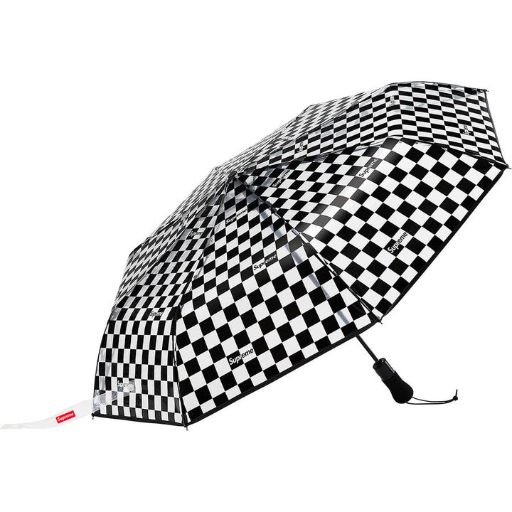 Supreme ShedRain Transparent Checkerboard Umbrella - Hype Vault