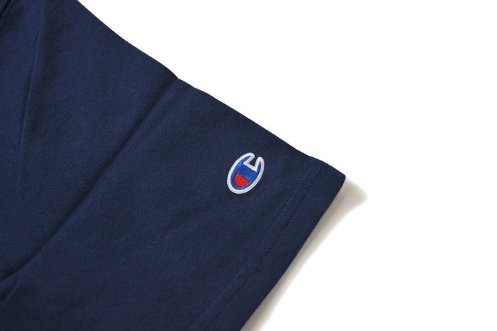 Champion Embroidered Big Script T-Shirt Navy - Hype Vault