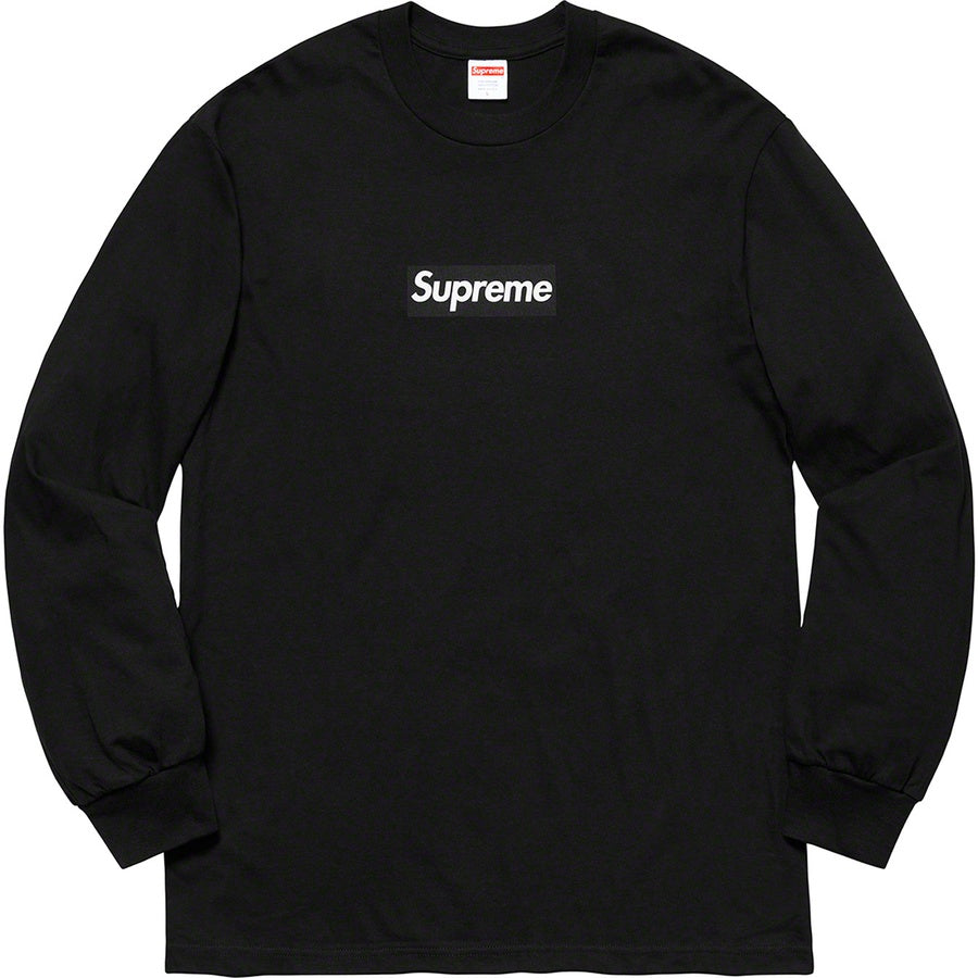 Supreme Box Logo L/S Tee Black | Hype Vault Malaysia | Authentic without a doubt
