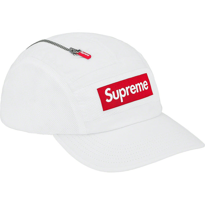 Supreme Zip Mesh Camp Cap White FW20 | Hype Vault Malaysia