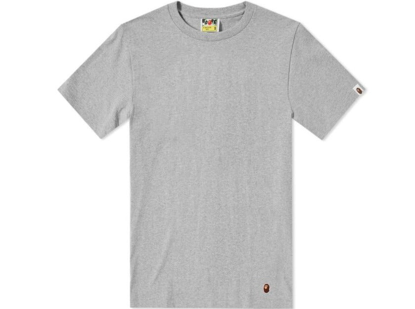 BAPE Head Patch Tee Grey | Hype Vault Malaysia