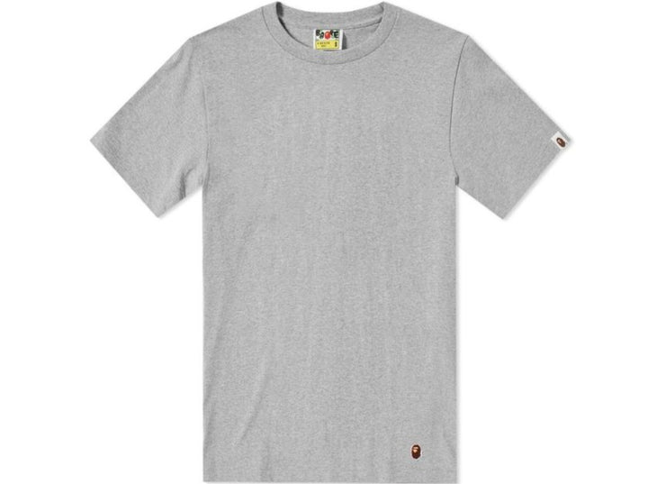 BAPE Head Patch Tee Grey | Hype Vault Malaysia
