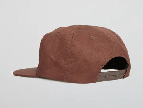 The cap Travis Scott Cactus Jack Skate Hat in Brown worn by Travis