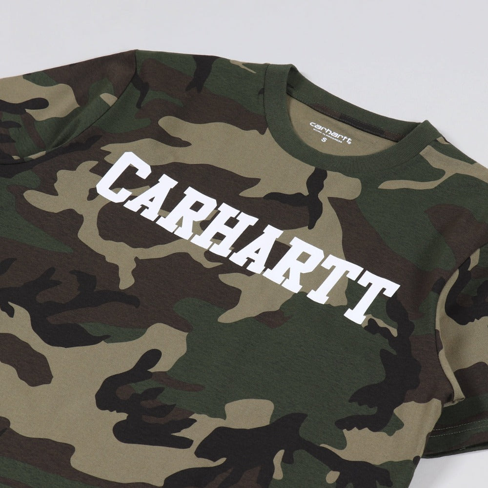 Carhartt WIP S/S College T-Shirt Camo/White | Hype Vault Kuala Lumpur | Asia's Top Trusted High-End Sneakers and Streetwear Store
