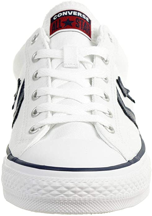 Converse Star Player Ox White/Navy | Hype Vault Malaysia | Authentic sneakers and streetwear