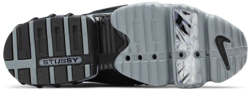 Stussy x Nike Air Zoom Spiridon Cage 2 Black (Size UK 10) - Hype Vault