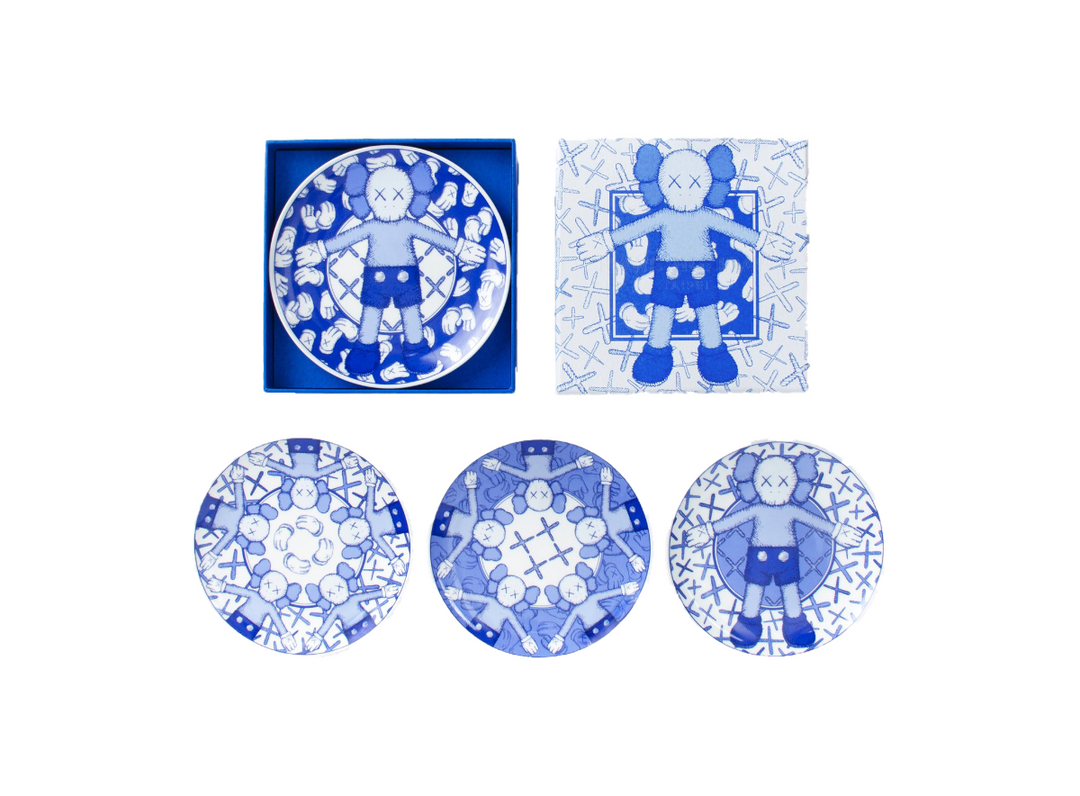 KAWS Holiday Limited Ceramic Plate (Set of 4) | Hype Vault Malaysia