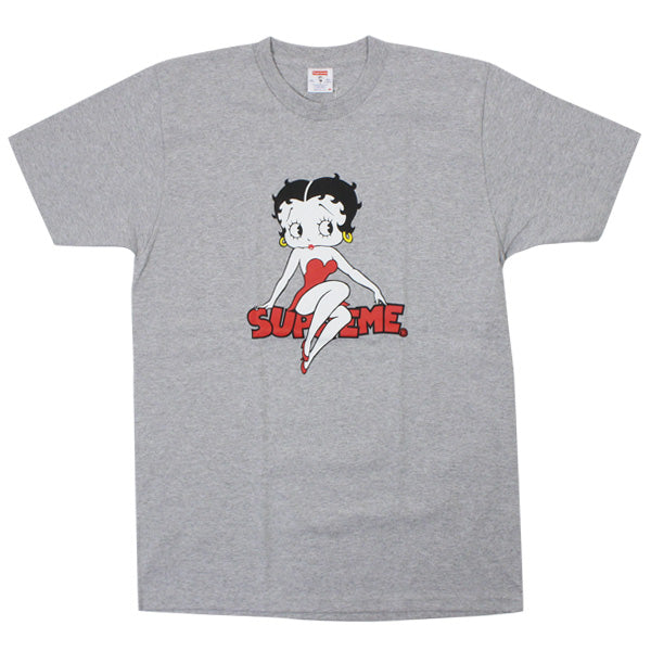 Supreme Betty Boop Tee Heather Grey – Hype Vault