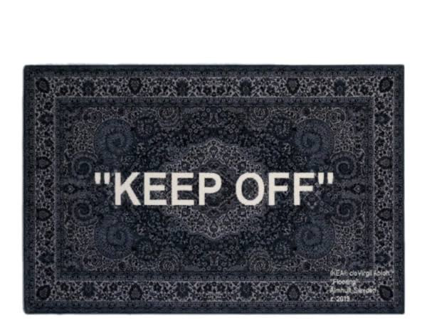 Ikea x Virgil “KEEP OFF” 200 x 300 RUG - Hype Vault 