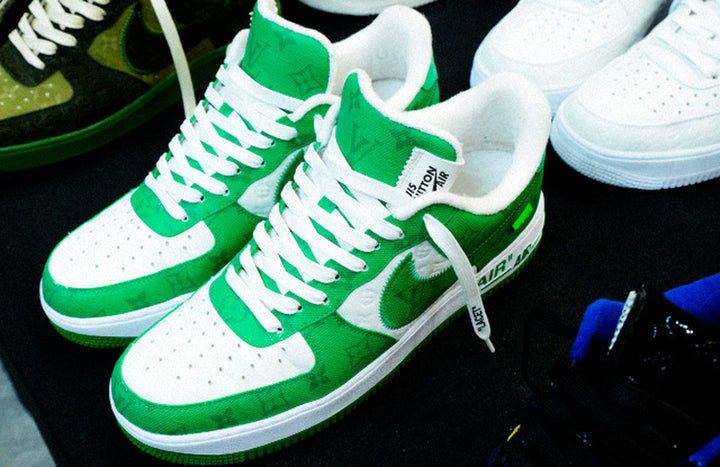 Louis Vuitton x Air Force 1 Low By Virgil Abloh 'White Green' (Size US10)