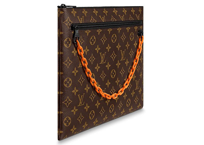 Louis Vuitton x Virgil Abloh A4 Pouch Monogram Brown | Hype Vault Malaysia