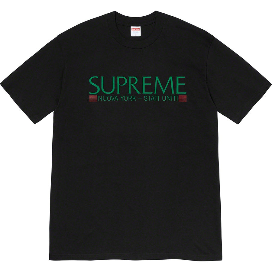 Supreme Nuova York Tee Black FW20 | Hype Vault Malaysia