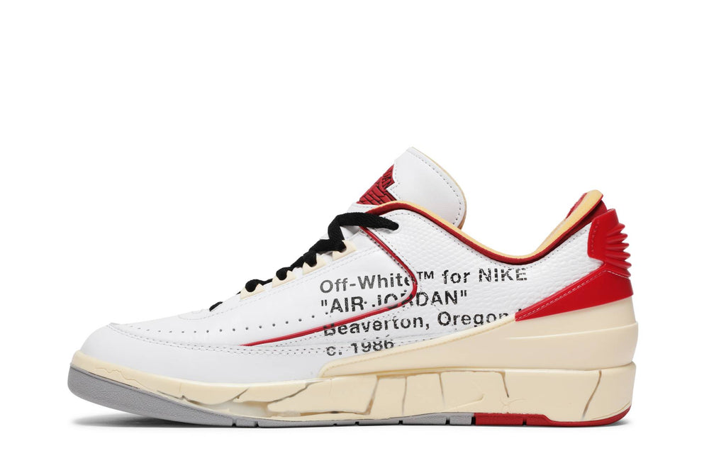 Off-White x Air Jordan 2 Retro Low SP 'White Red' | Hype Vault Kuala Lumpur | Asia's Top Streetwear and Sneakers Store