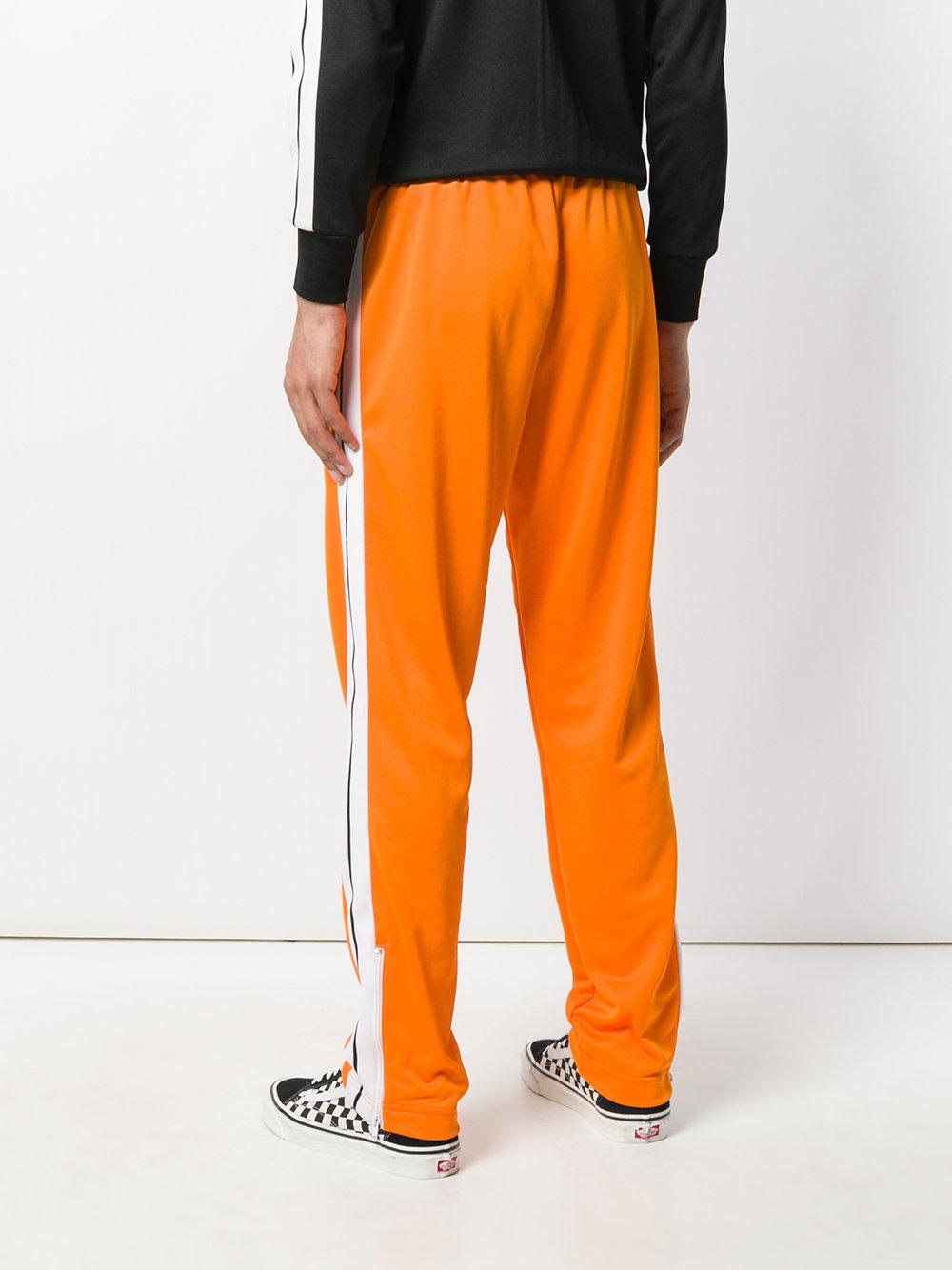 Palm Angels Logo Track Pants Orange (Size M) - Hype Vault